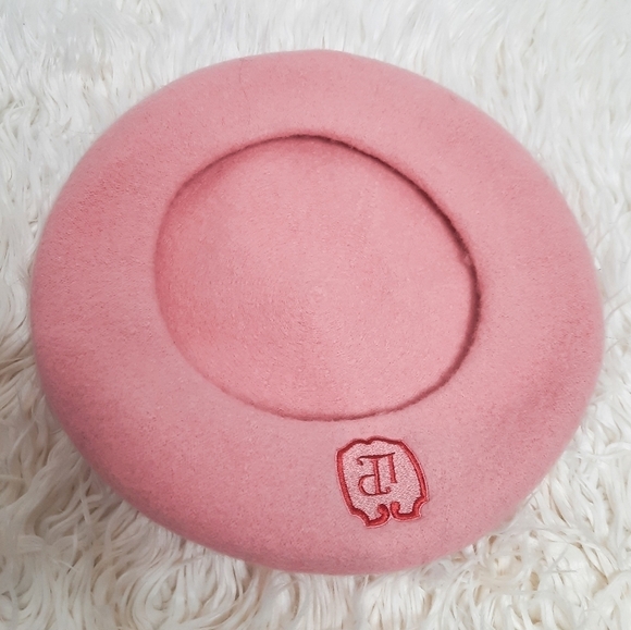 Vintage Pink Barbie Style Beret Hat - Picture 3 of 5